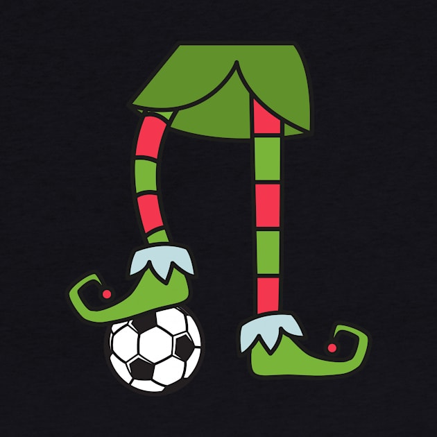 Soccer Christmas Elf Xmas Gift by RJCatch